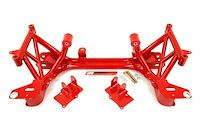 2324-R 1993-2002 GM F-Body K-Member SBC/BBC Motor Mounts Road Race; Red