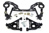 240131-B 1982-1992 GM F-Body Tubular K-member & A-arm Package, Factory Springs; Black