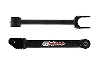 2540-B Camaro Rear Lower Trailing Links, Non-Adjustable, Poly Bushings, Black; Black
