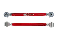 2544-R Camaro Rear Toe Rods, Adjustable, Roto-Joint, Red; Red