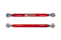 2545-R Camaro Rear Toe Rods, Adjustable, Rod Ends, Red; Red