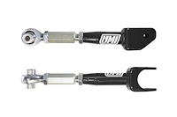 2552-B Camaro Rear Upper Trailing Links, Adjustable, Rod Ends, Black; Black