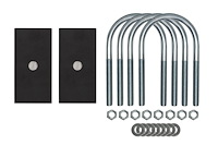 2621-1 1970-1981 GM F-Body Leaf Spring 3/4 in. Lowering Blocks; Black