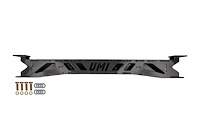 6426-B Rear Frame Brace for 1973-1987 Chevrolet/GMC C10/C15 2WD Trucks [Black]