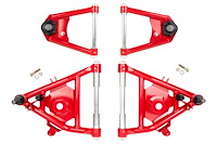 643233-R 1973-1987 GM C10 Street Performance A-Arm Kit; Red