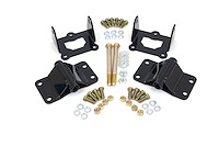 90059 1978-1988 GM G-Body Solid Engine Mount Kit; Black