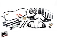 ABF805-1-B Handling Kit 1 Lowering Stage 3- Black 68-72 GM A-Body; Black