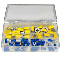 4P 18 Insulated Solderless Terminals, 60 Piece Set