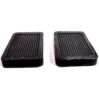 CB 20 Clutch And Brake Pedal Pads, 2-1/4 in. Wide x 4 in. Long, Pair
