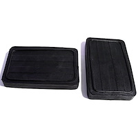 CB 28-A Clutch And Brake Pedal Pads, Black