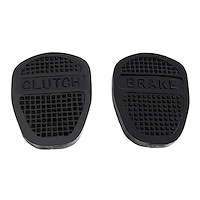 CB 38 Clutch And Brake Pedal Pads, Lettered In.Clutch in. And In.Brake In.