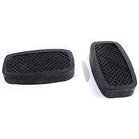 CB 46 Clutch And Brake Pedal Pads, 2 in. Wide x 3-5/8 in. Long, Pair