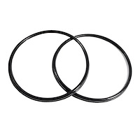 HR 6 Trim Ring Lens Seal, 7-1/2 in. O.D., 6-7/8 in. I.D, Pair