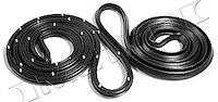 Molded Door Seals with Clips 1966-67 Chevy El Camino