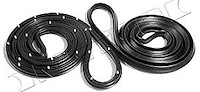 Molded Door Seals with Clips 1964-65 Chevy El Camino