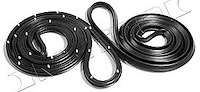 Molded Door Seals with Clips 1968-72 Chevy El Camino