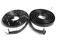 Molded Door Seals with Clips and Molded Ends. For 2-door hardtop and convertible. Each. 115-1/2 In.