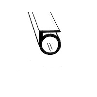 LP 103-B Door And Trunk Seal, Fits Over Pinchweld Or Flange