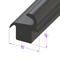 LP 13-/FT Swing-Out Windshield Seal, Sold By The Foot