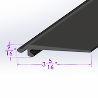 LP 98-B Cab To Running Board Seal, Sold By The Foot