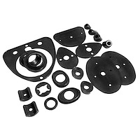 MBK 101 Mounting Base Kit (Black Parts Only, 20-Piece Set