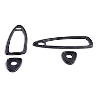 MP 10-C Door Handle Pads, 3-3/8 in. Wide x 1 in. Long, 4-Piece Set R&L