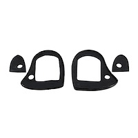MP 1051-A Door Handle Pads, 2-3/8 in. Long & 1-1/8 in. Long, Set R&L