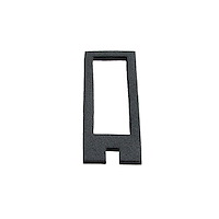 MP 1052-F License Lamp Lens Pad, 1-1/2 in. Wide x 3-1/8 in. Long, Each