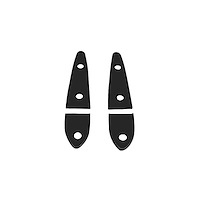 MP 1104-D Trunk Hinge Pads, 1-1/8 in. Wide x 5 in. Long, Set