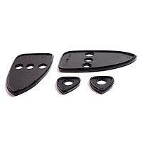 MP 1104-F Door Handle Pads, 2-3/4 in. Long & 7/8 in. Long, Set R&L