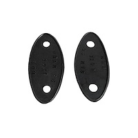 MP 1109 Headlight Bar Pads, 2-1/8 in. Wide x 4-1/2 in. Long, Pair