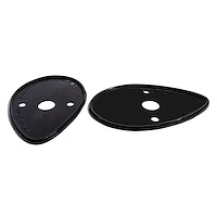 MP 116 Turn Signal Pads, Black, 2-3/4 in. Wide x 4-1/4 in. Long, Pair