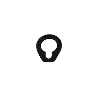 MP 1311-B Trunk Lock Pad, 1-1/4 in. Wide x 1-1/2 in. Long, Each
