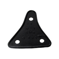 MP 380-A Rumble Seat Step Plate Bracket Pad, Each