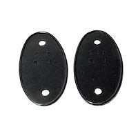 MP 415 Headlight Bracket Pads, 2-3/8 in. Wide x 4-1/4 in. Long, Pair