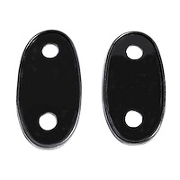MP 476 Side Door Lock Pads, 2-1/2 in. Wide x 1-1/4 in. Long, Pair