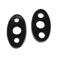 MP 477 Door Handle Pads, 2-5/8 in. Wide x 1-1/2 in. Long, Pair