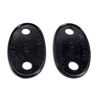 MP 485 Headlight Bar Pads, 1-7/8 in. Wide x 3-1/4 in. Long, Pair