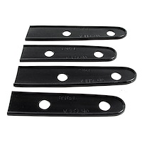 MP 546-F Trunk Hinge Pads, 1-3/8 in. Wide x 11-3/8 in. Long, 4-Piece Set