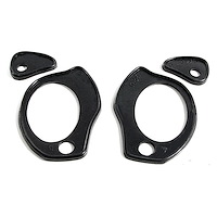 MP 547-D Door Handle Pads, 2-5/8 in. Long & 1-1/4 in. Long, Set R&L