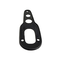 MP 661-B License Light Pad, For Coupe, 2-7/8 in. Wide x 8-1/8 in. Long