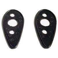 MP 698-B Door Handle Pads, 1-1/2 In, W x 3-1/8 In, L, Pair.