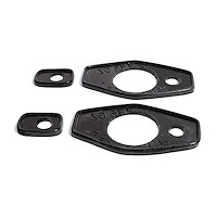 MP 799-EE Door Handle Pads, 1 in. Wide x 2-5/8 in. Long, Set