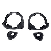 MP 821-S Door Handle Pads, 2-5/8 in. Long & 1-1/4 in. Long, Set R&L