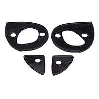 MP 821-Y Door Handle Pads, 3 in. Long & 1-1/2 in. Long, Set R&L