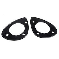 MP 823-F Headlight Pads, 5-3/8 in. Wide x 7-3/8 in. Long, Pair