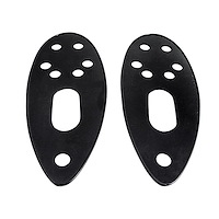 MP 825-I Headlight Pads, 5 in. Wide x 12-1/8 in. Long, Pair