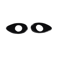 MP 844-A Door Handle Pads, 1-5/8 in. Wide x 2-7/8 in. Long, Pair