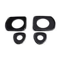 MP 992-L Door Handle Pads, 1-7/8 in. Long & 1 in. Long, Set