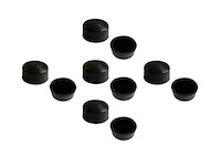 NC 11-A Cap-Screw Cover .65 in. (16.5Mm) x .46 in. (11.7Mm), Heat-Proof Silicone, 10-Pc Set